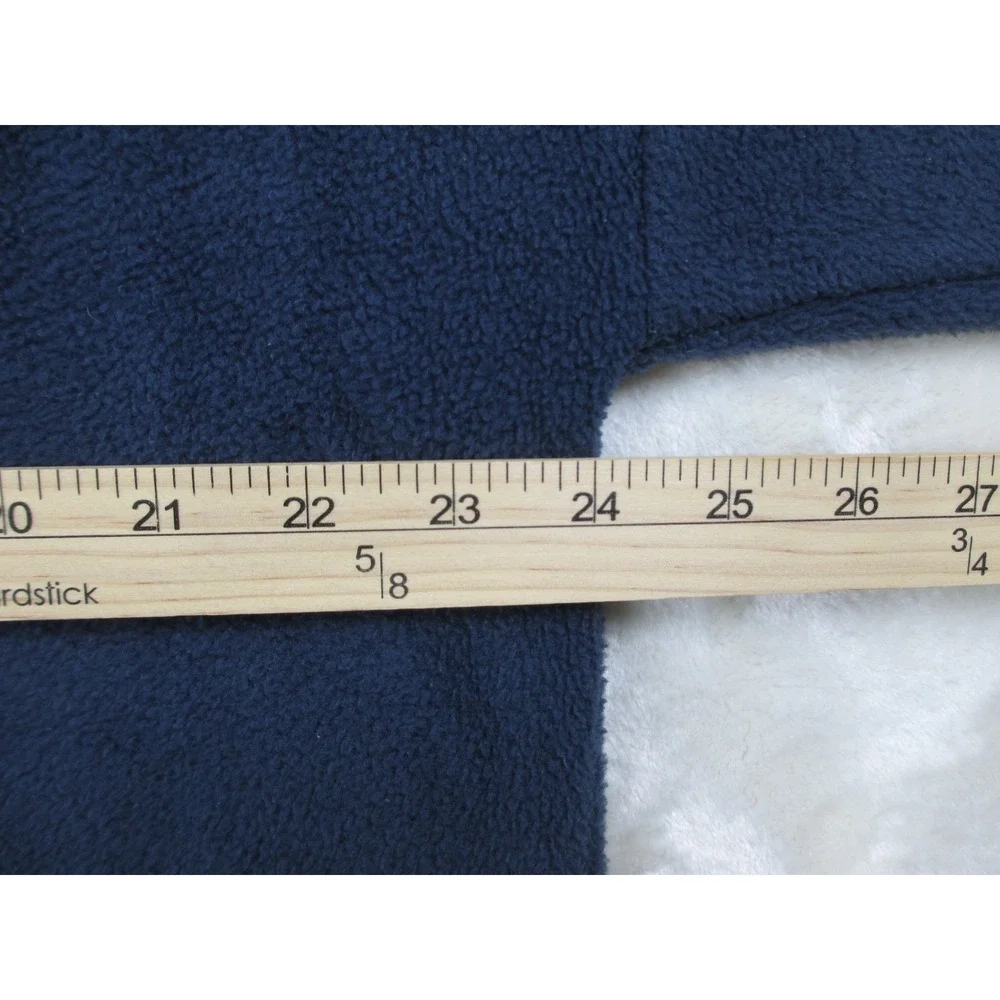 VINTAGE Olympics Sweater Mens 2XL XXL Blue Fleece Full Zip USA 90s*